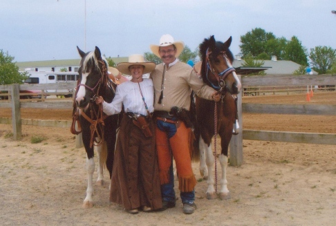 Manželé Seilerovi z Galloway jako první představili plemeno NASH v disciplíně Shooting Horse.